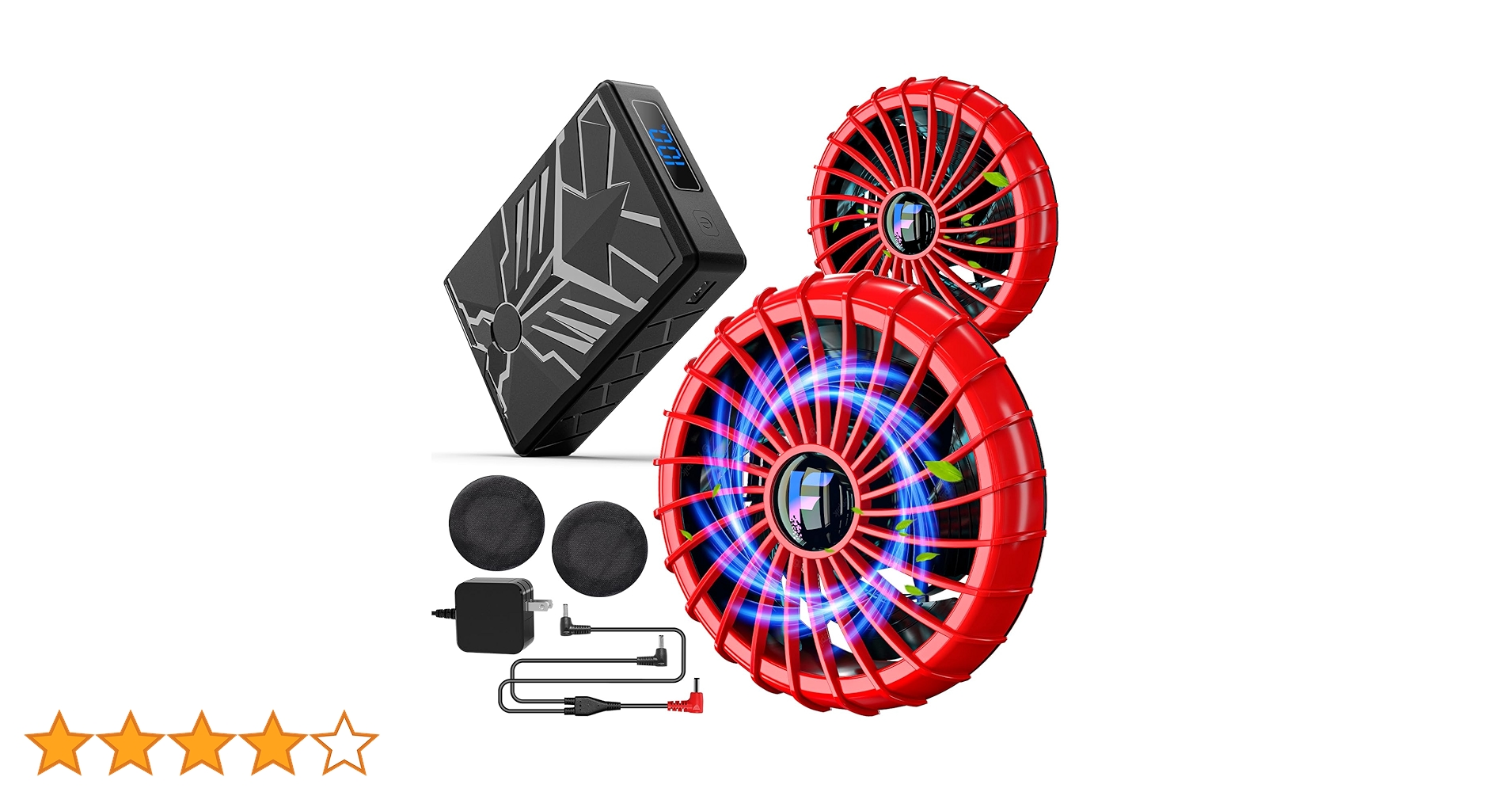 Amazon.co.jp: 50V 空調作業服 ファンバッテリーセット超高出力